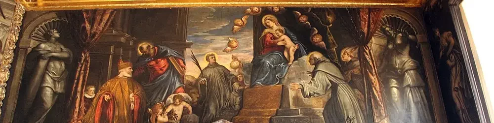 Tintoretto, Andrea Gritti pred Devico Marijo